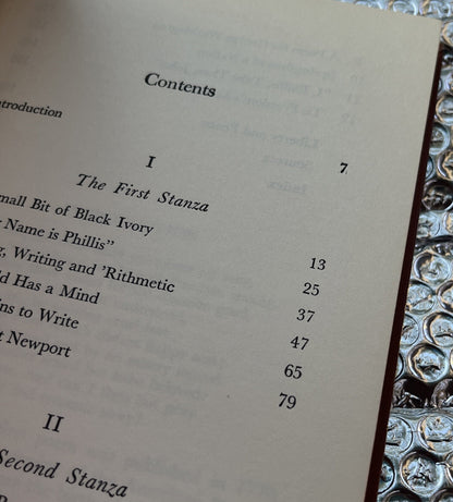 The Story of Phillis Wheatley - Poetess..Shirley Graham 1966 10th Edition