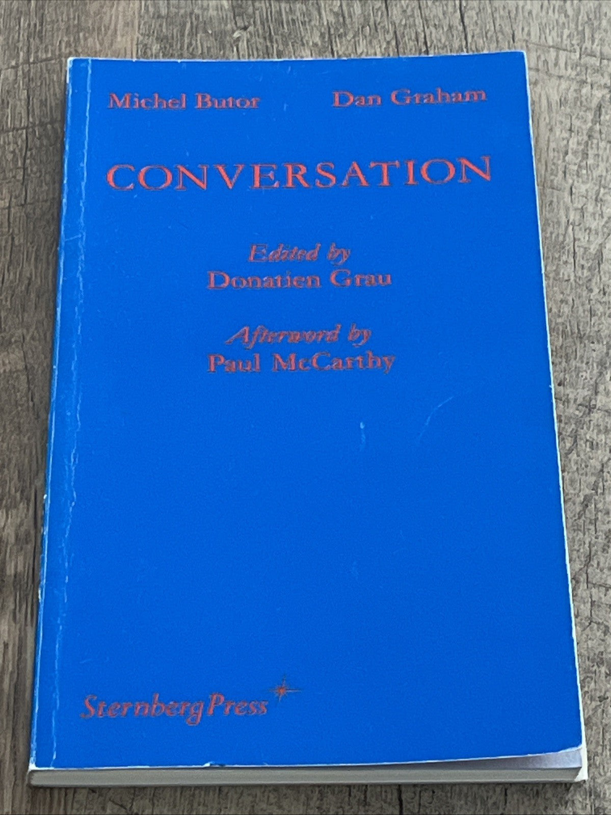 Conversation" by Michel Butor and Dan Graham (Sternberg Press)