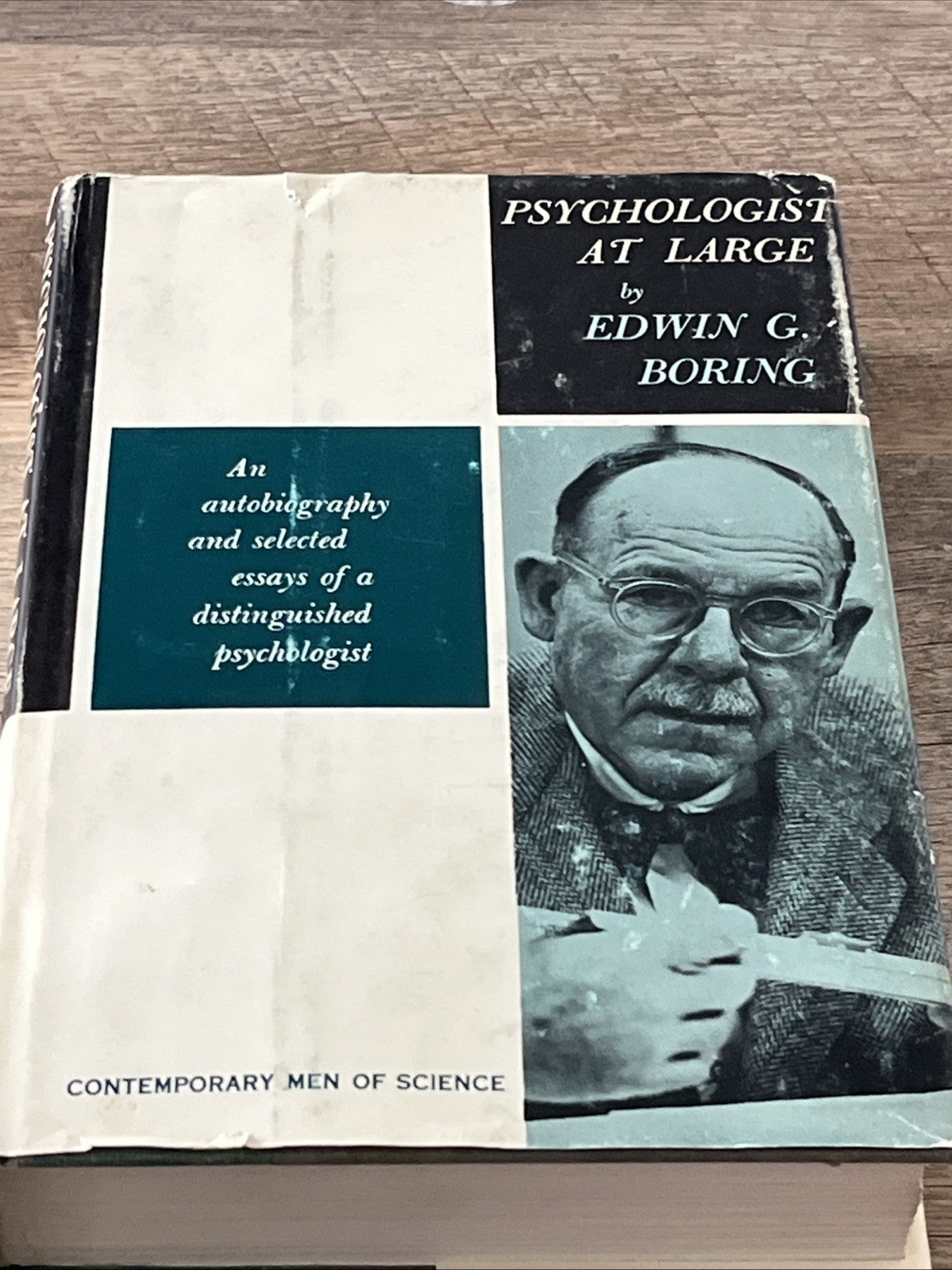 Edwin G Boring Psychologist at Large an autobiography and selected 1st Ed 1961