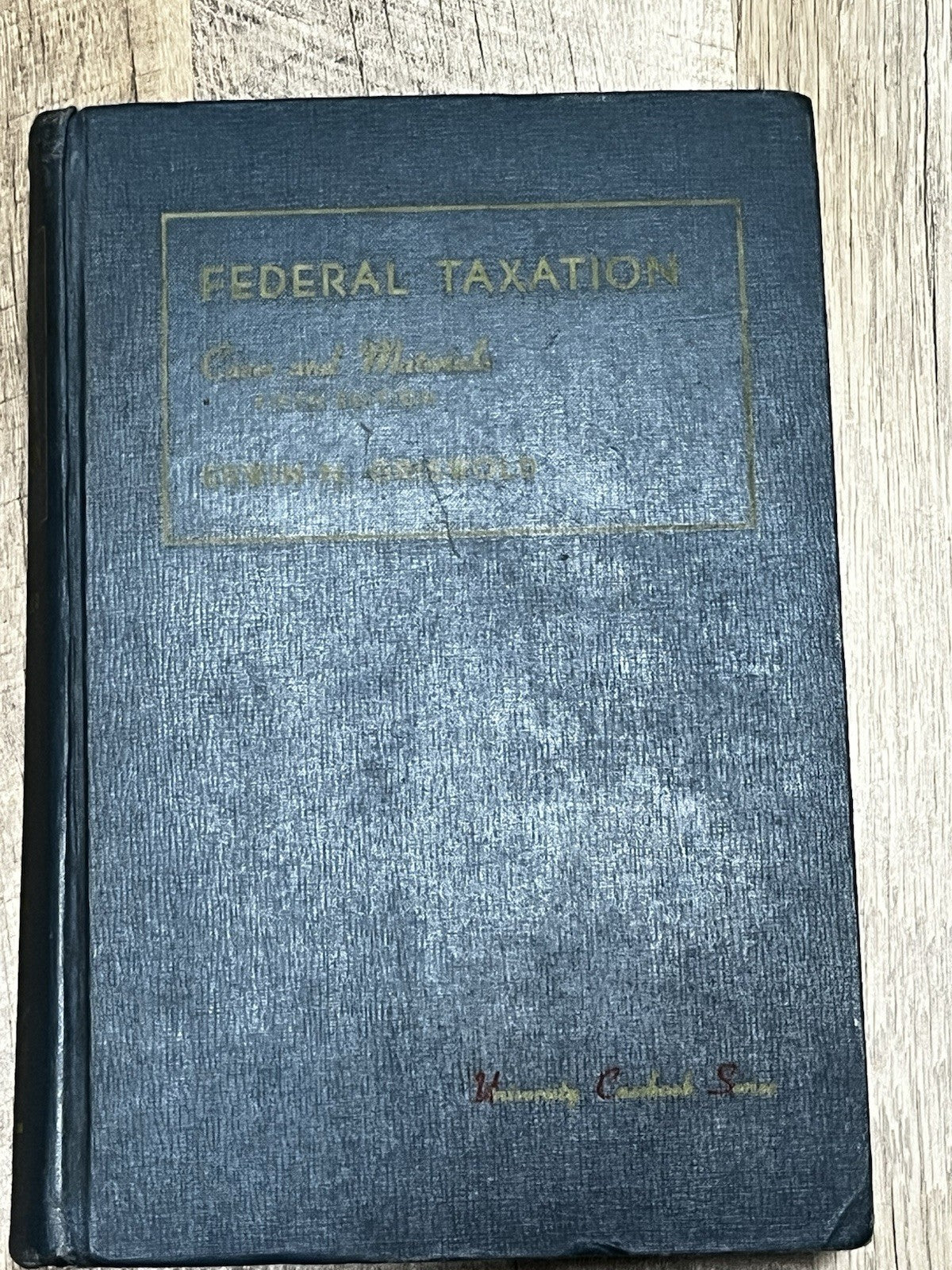 Cases & Materials On Torts, Cases On Federal Taxation, Pleading & Procedure SF