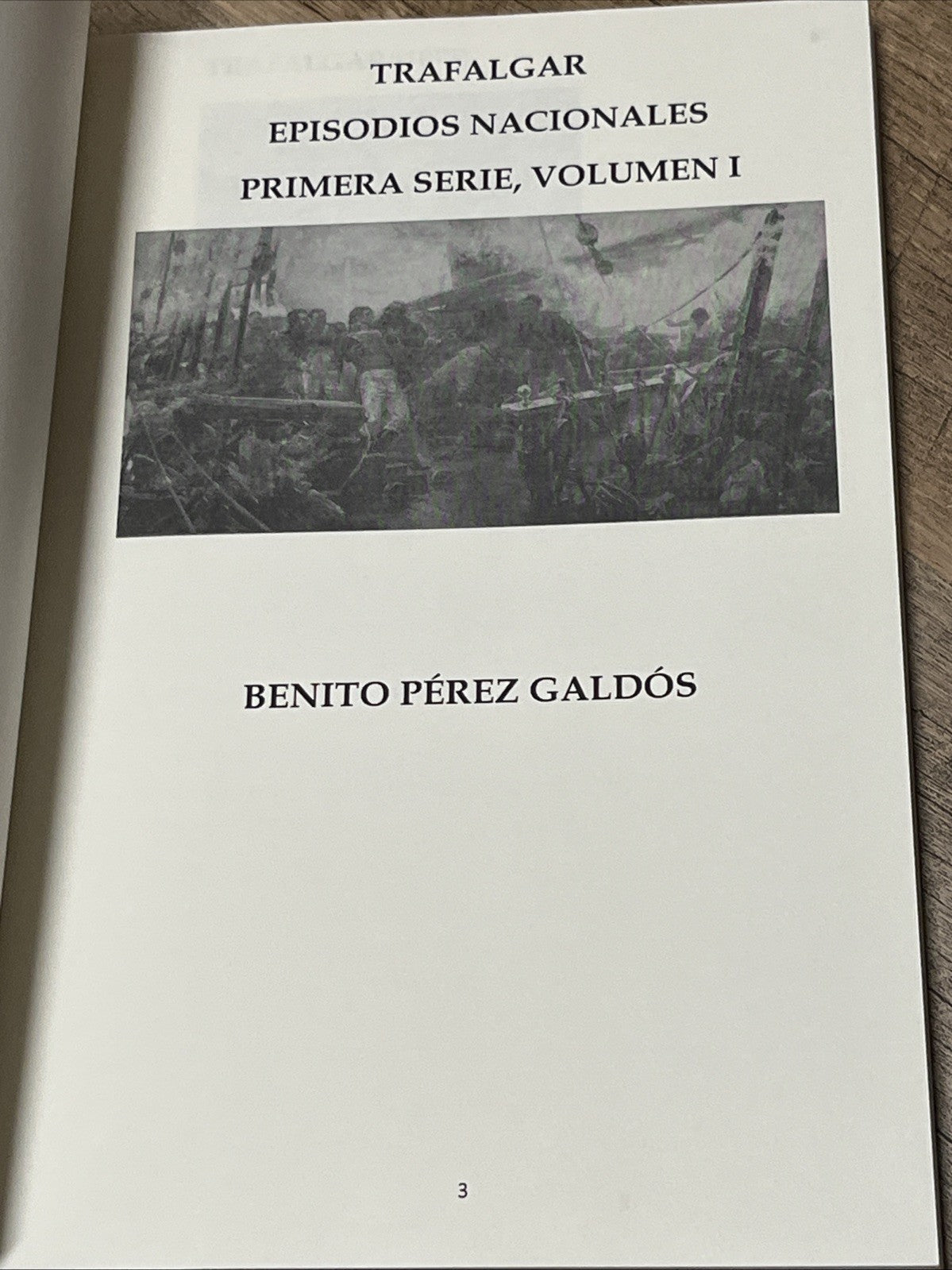 TRAFALGAR: EPISODIOS NACIONALES, SERIE PRIMERA (EL Perez Benito Galdos VG
