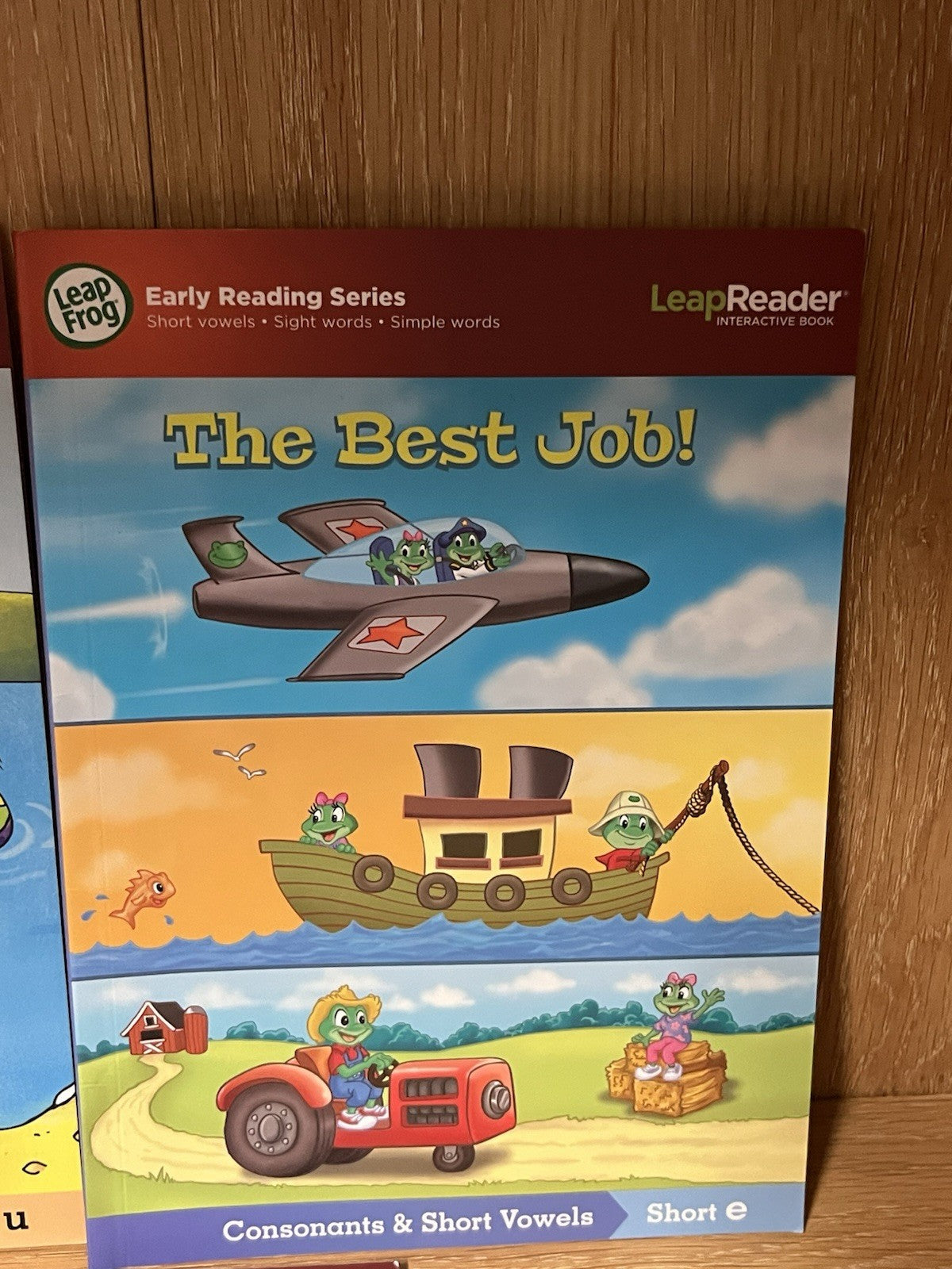 Lot of 7 Leap Frog Early Reading Series Leap Reader Interactive &  Scholastic