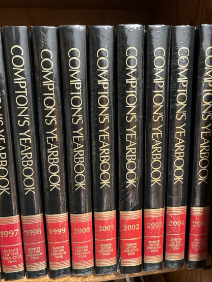 Compton's Encyclopedia Complete Set Volumes 1 - 26 Plus Yearbook of 1987 To 2005