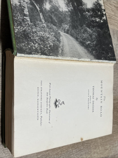The Mountain Road First Edition 1935 by thomas dreier