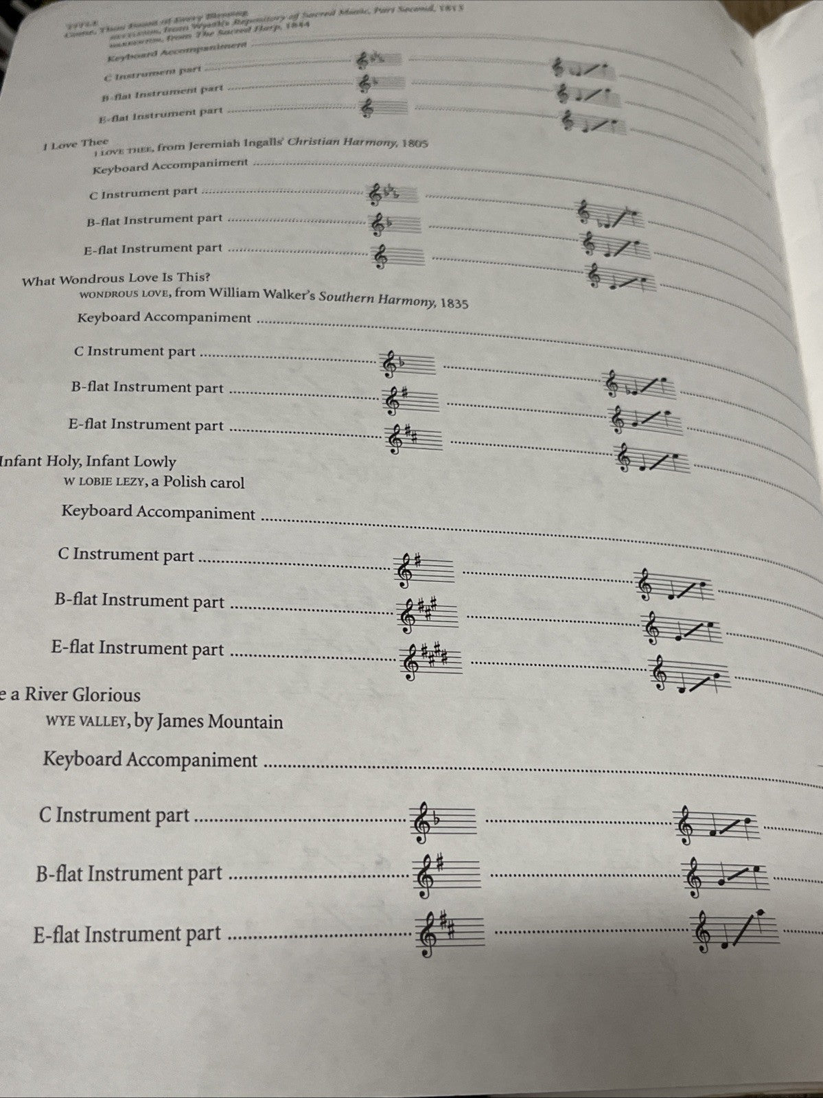 HYMN SETTINGS FOR THE BEGINNING INSTRUMENTALIST CREATIVE ARR FOR C, B & E TREBLE