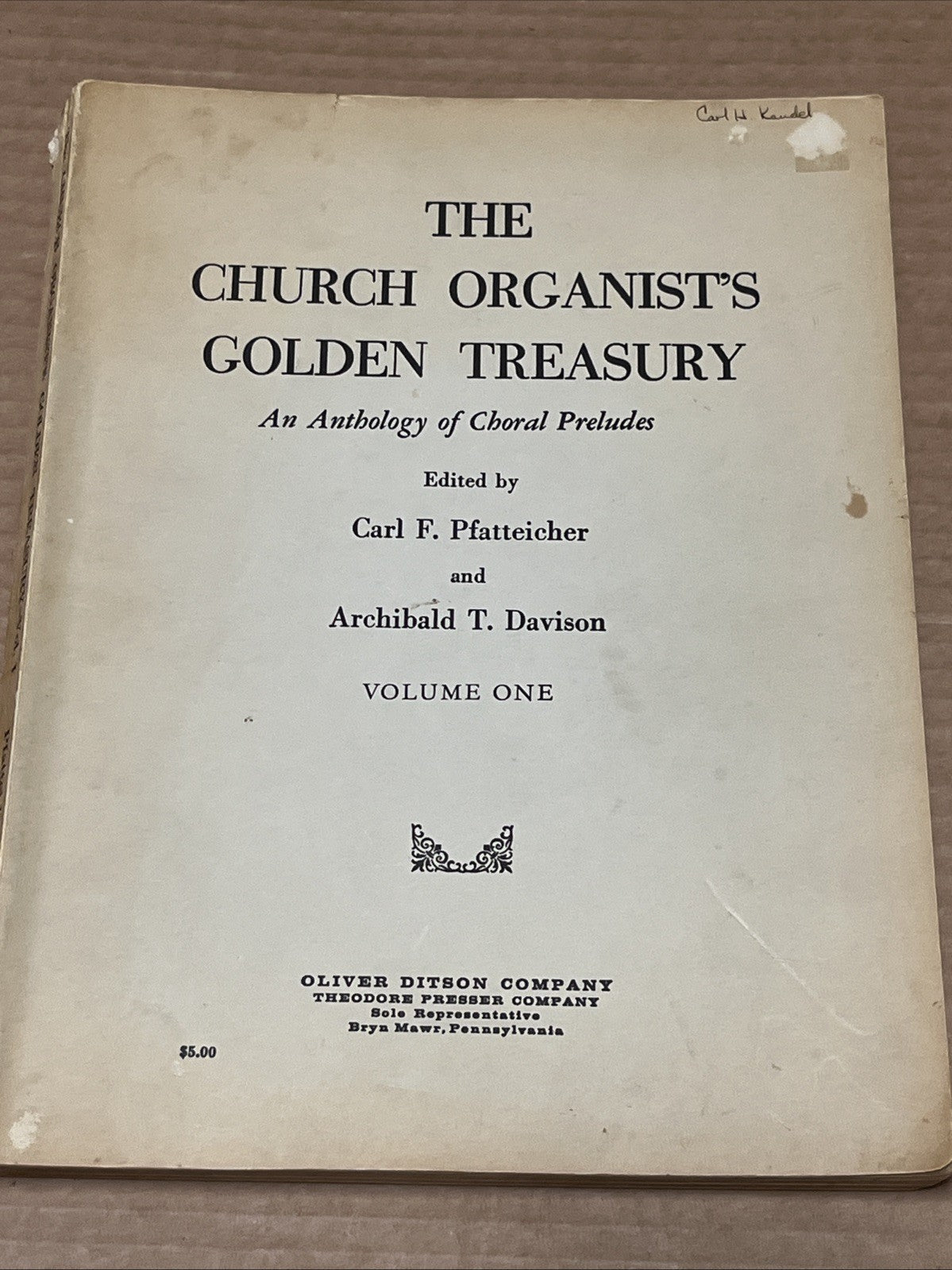The Church Organist’s Golden Treasury: An Anthology of Choral Preludes Vol. 1