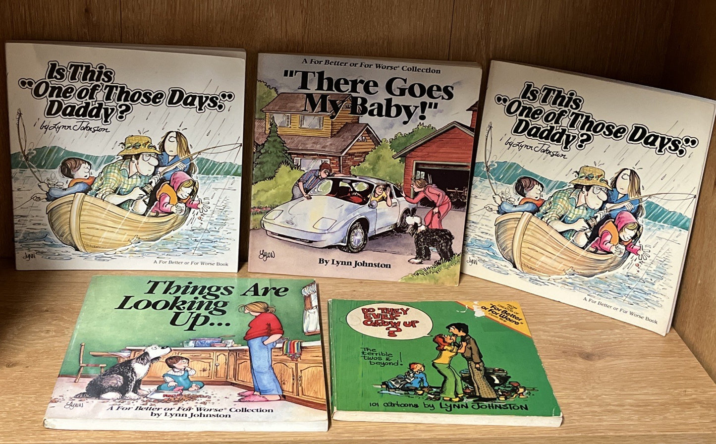 Lynn Johnston For Better or Worse Books Lot of 5