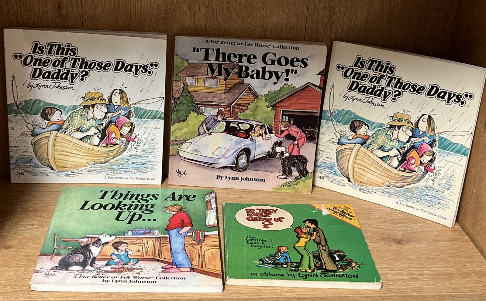 Lynn Johnston For Better or Worse Books Lot of 5