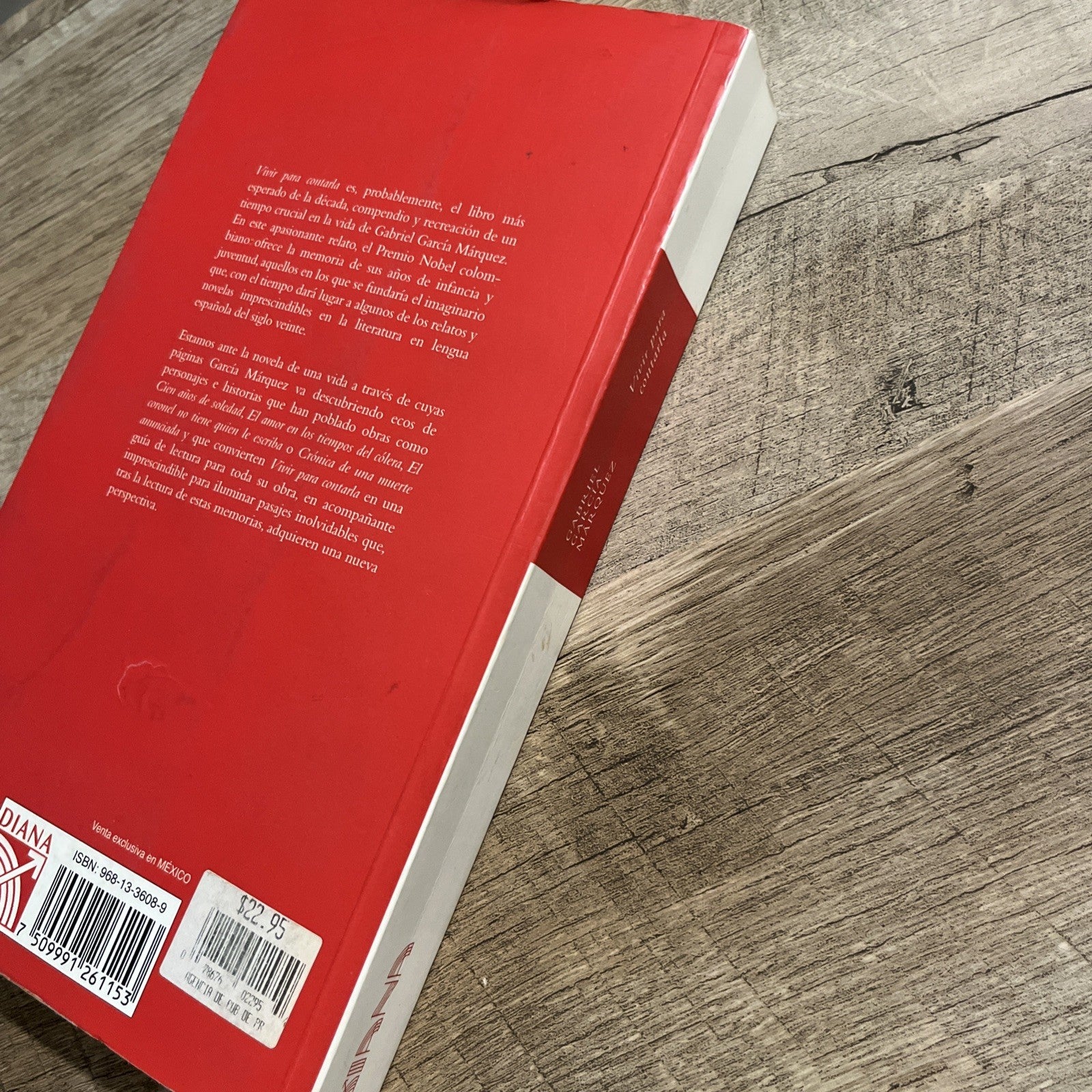 Vivir para Contarla by Gabriel Garcia Marquez Paperback