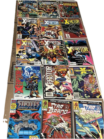 Marvel COMICS BOOK LOT 45 Mixed Marvel Books Punisher DC No Dup Bulk