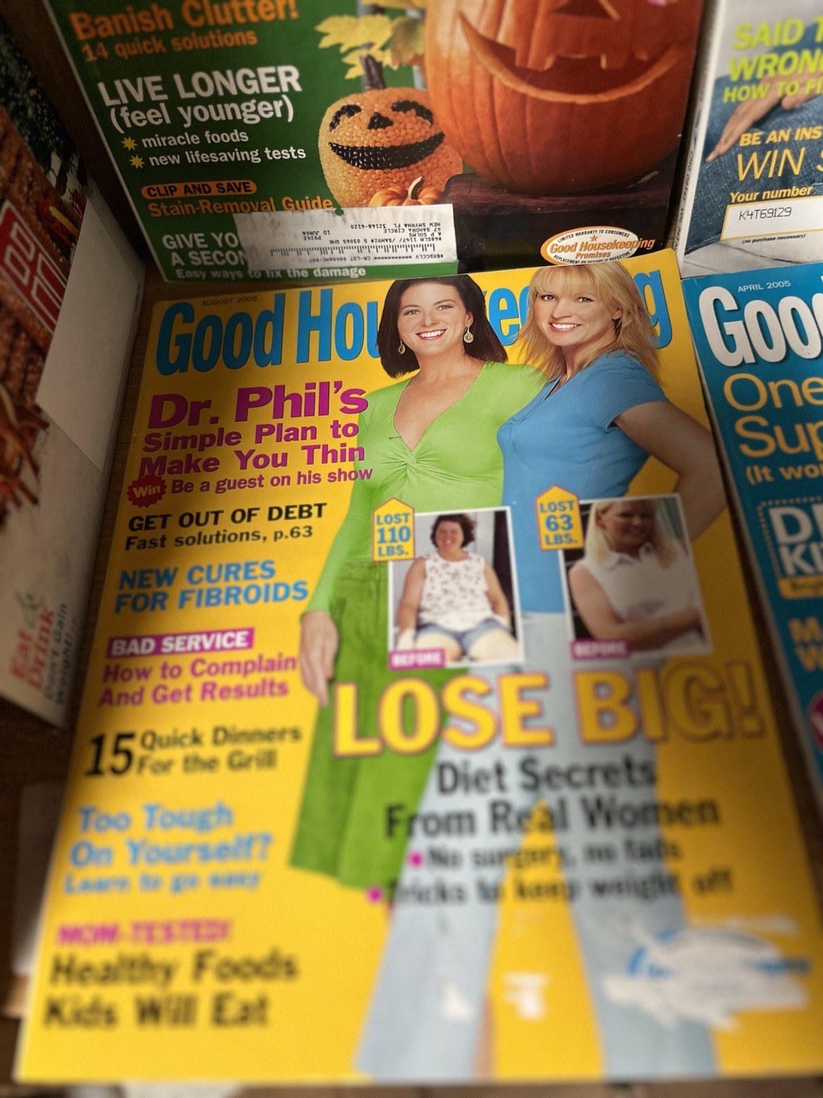 Lot Of 12 Good Housekeeping Magazine 2004/2005/2006/2008/2014
