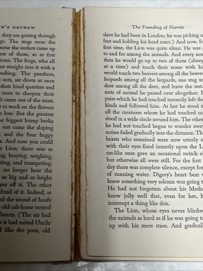The Chronicles of Narnia Book CS Lewis 1, 2, 3, 5, & 6 Collier Books 1970s