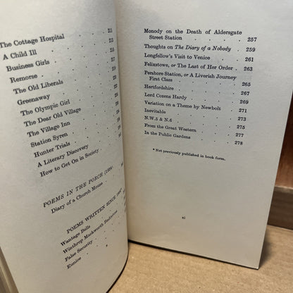 John Betjeman's Collected Poems / 1st Edition 1959