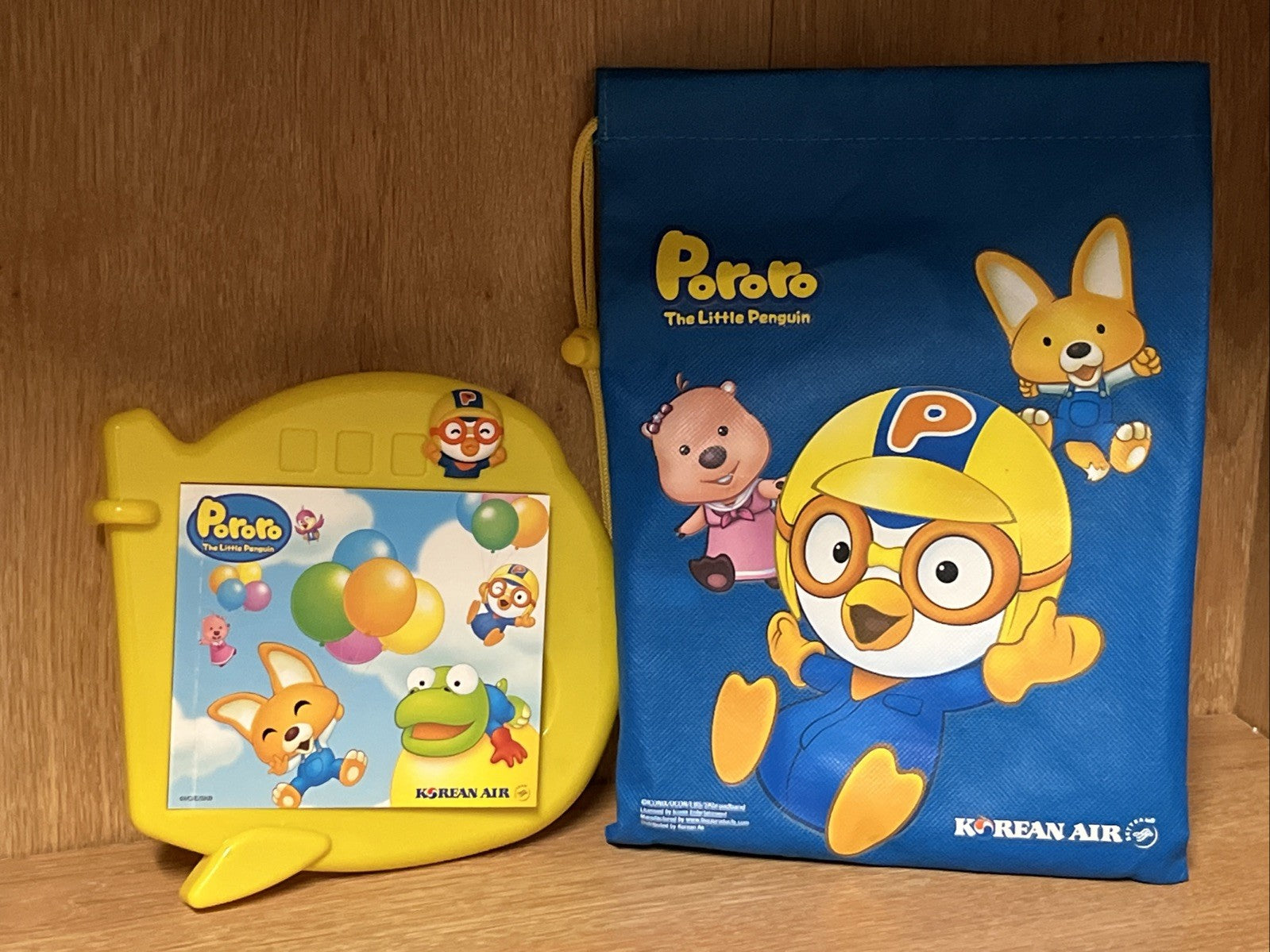 Korean Children Toy Pororo The Little Penguin Korean Air & Bag