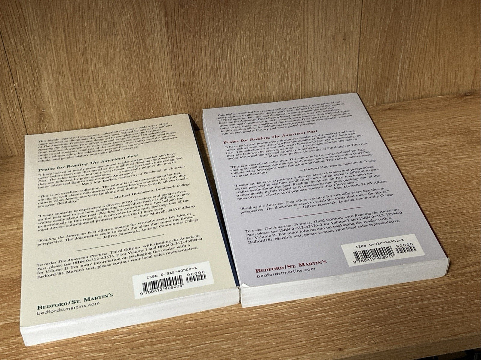 Reading the American Past: Selected Historical Documents, Vol.  1-2 To 1865-1877