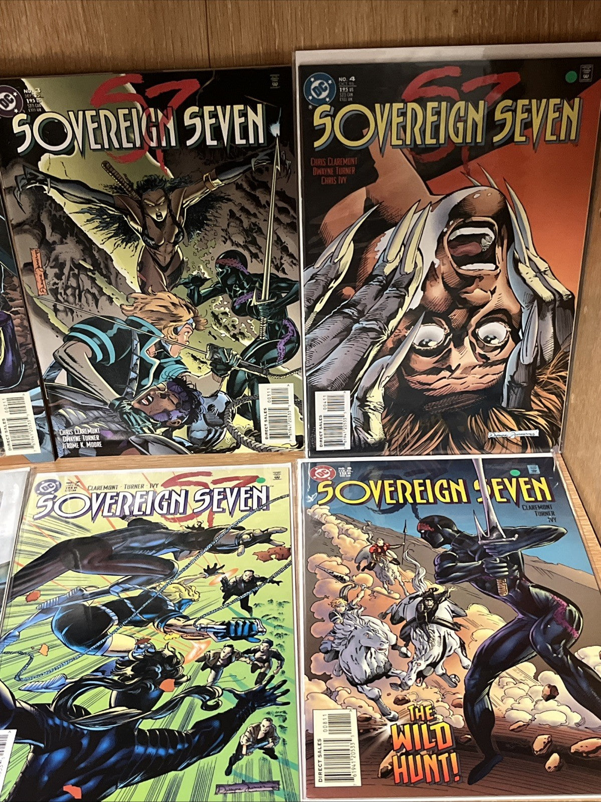 Sovereign Seven S7 DC Comic Books #1 #2 #3 #4 #5  #6 #7 #8 Clement Turner Lot 8