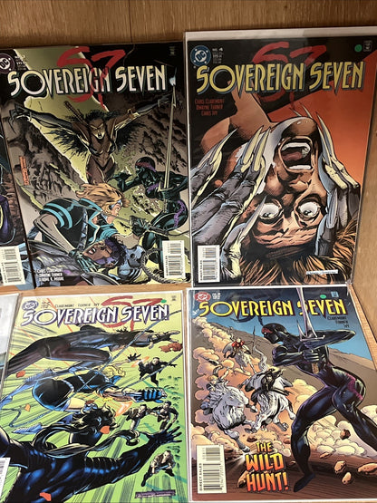 Sovereign Seven S7 DC Comic Books #1 #2 #3 #4 #5  #6 #7 #8 Clement Turner Lot 8