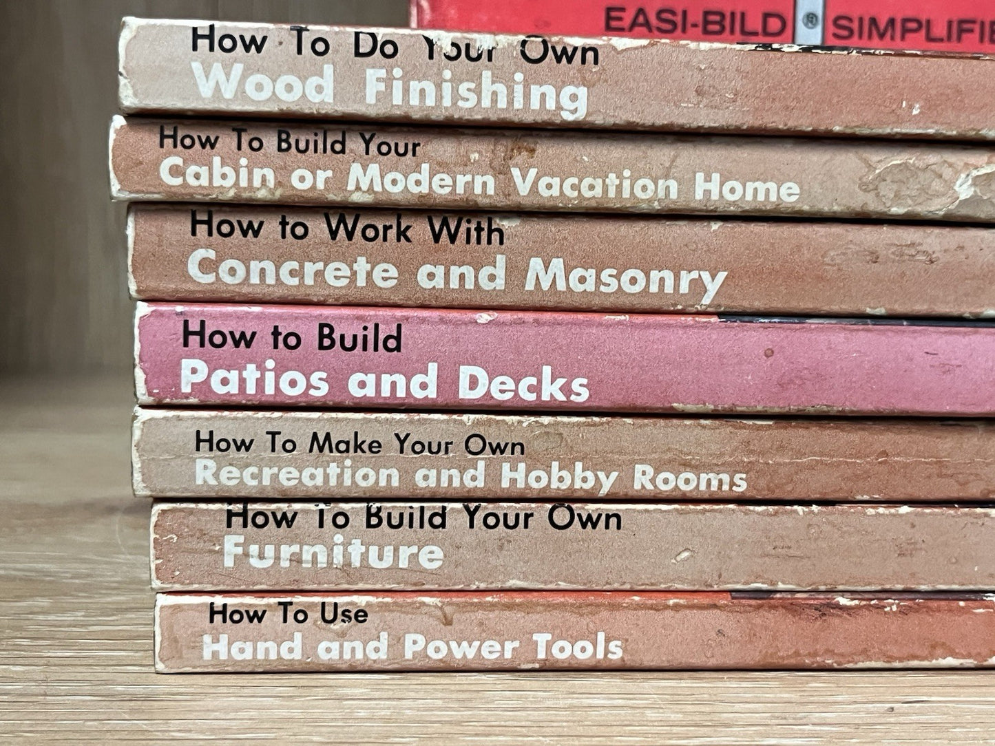 Lot of 9 Popular Science Skill Books & Bricklaying Simplified/Formulas For Homes