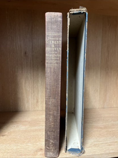 A Treasury of Gilbert & Sullivan Book, With Slip Cover, Hardback, 1941, Vintage