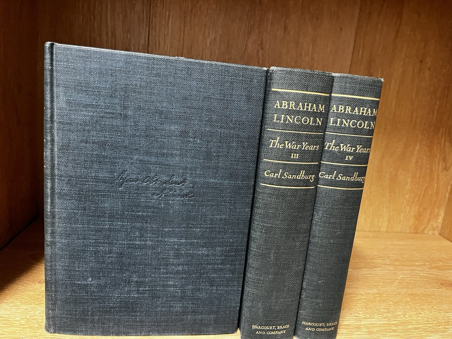 Abraham Lincoln The War Years Carl SandburgVolumes 1,3, and 4  1939 Civil War