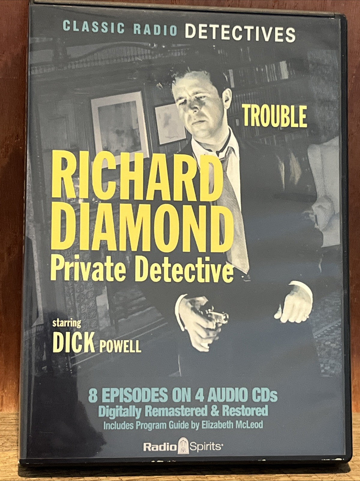 Richard Diamond, Private Detective: Trouble DVD 4-Disc, 8 Radio Episode Set