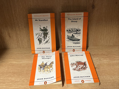 John Buchan, Lot of 4 Softcover Novels Unabridged