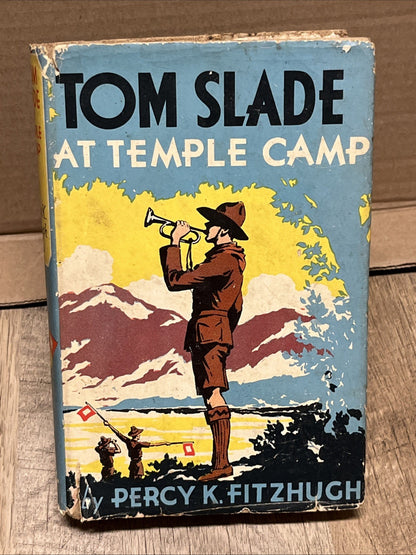 percy keese fitzhugh Tom Slade at Temple Camp 1st Edition Percy K. Fitzhugh,1917