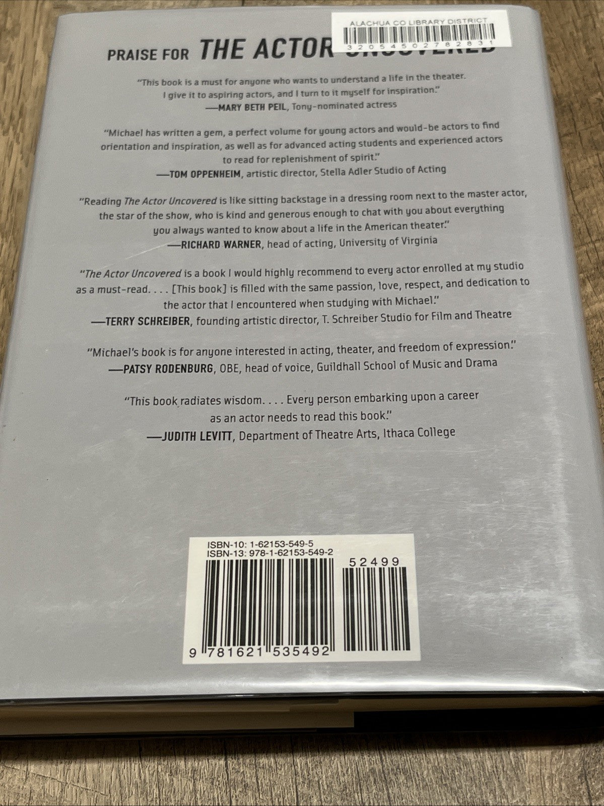 THE ACTOR UNCOVERED By Michael Howard - Hardcover *Good Condition*