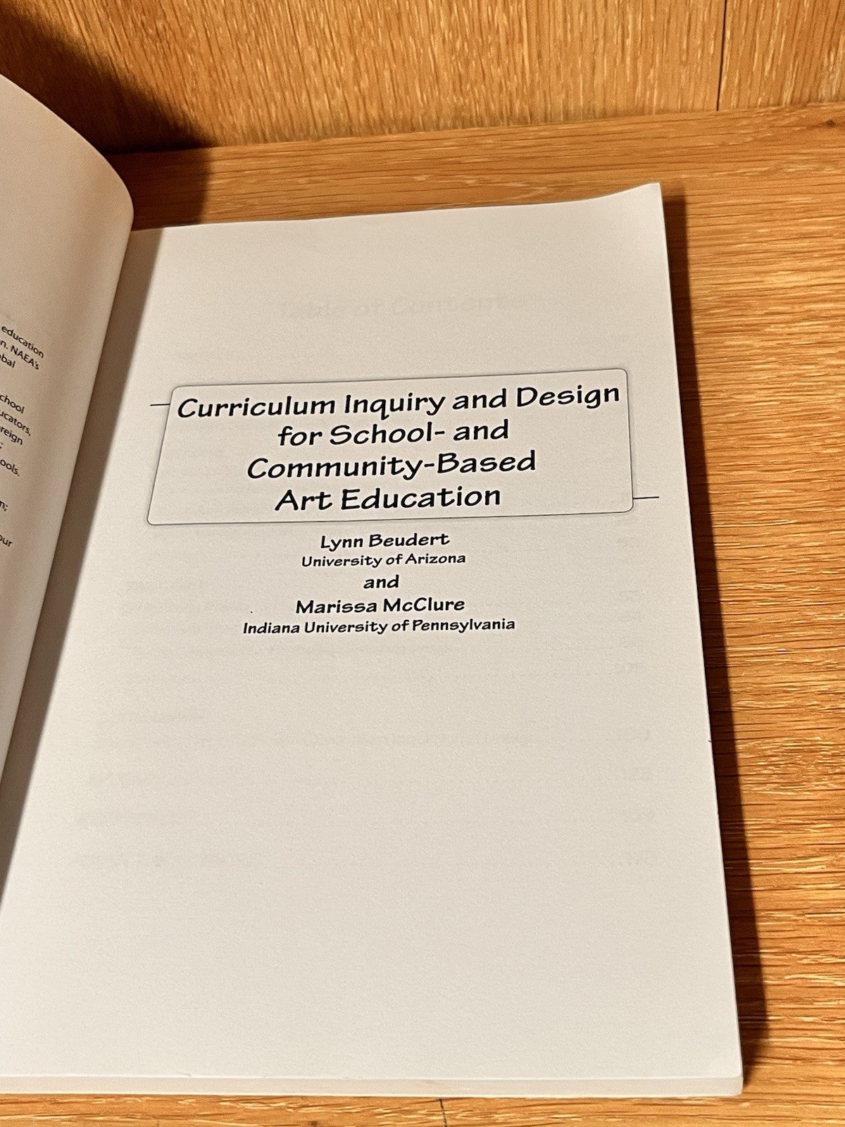 Curriculum Inquiry and Design for School- and Community-Based Art Education