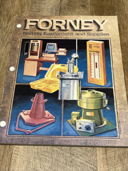 Forney Testing Apparatus and Supplies Catalog 1986