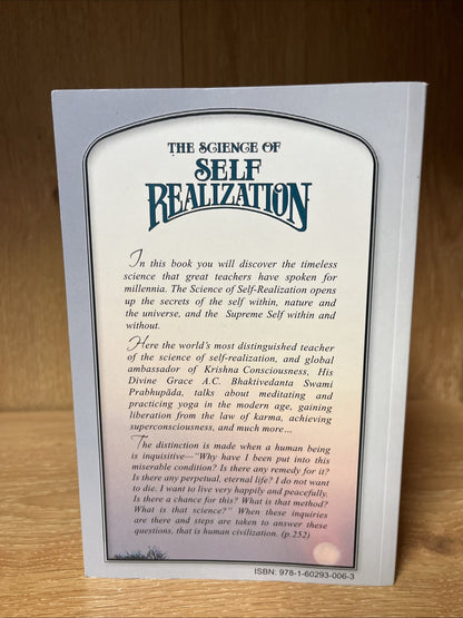 The Science of Self Realization, Prabhupada [1978 (first) edition Hard Cover Bea