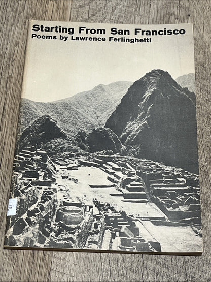 Starting from San Francisco Lawrence Ferlinghetti Paperback Book 1967