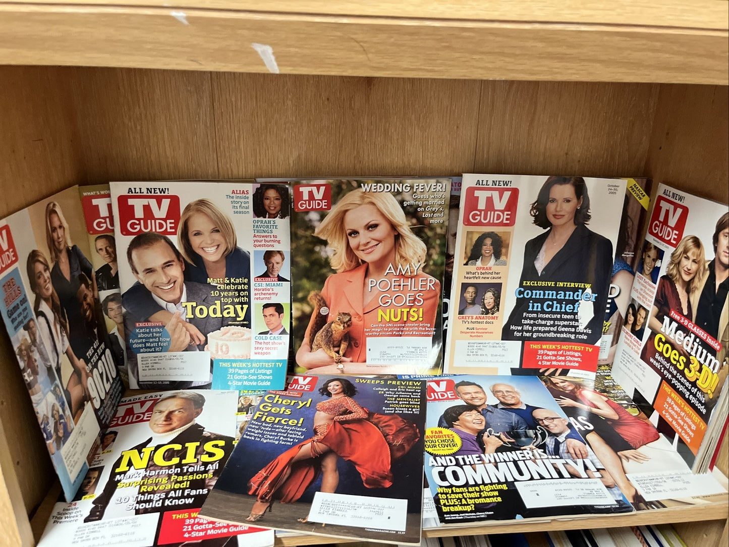 2000's Lot Of 15 TV Guide Magazines