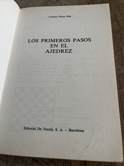 Los Primeros Pasos en el Ajedrez (First Steps in Chess)