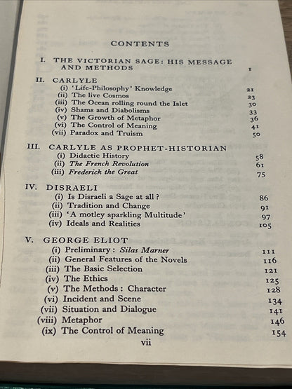 John Holloway the Victorian sage: Studies in Argument (John Holloway - 1953