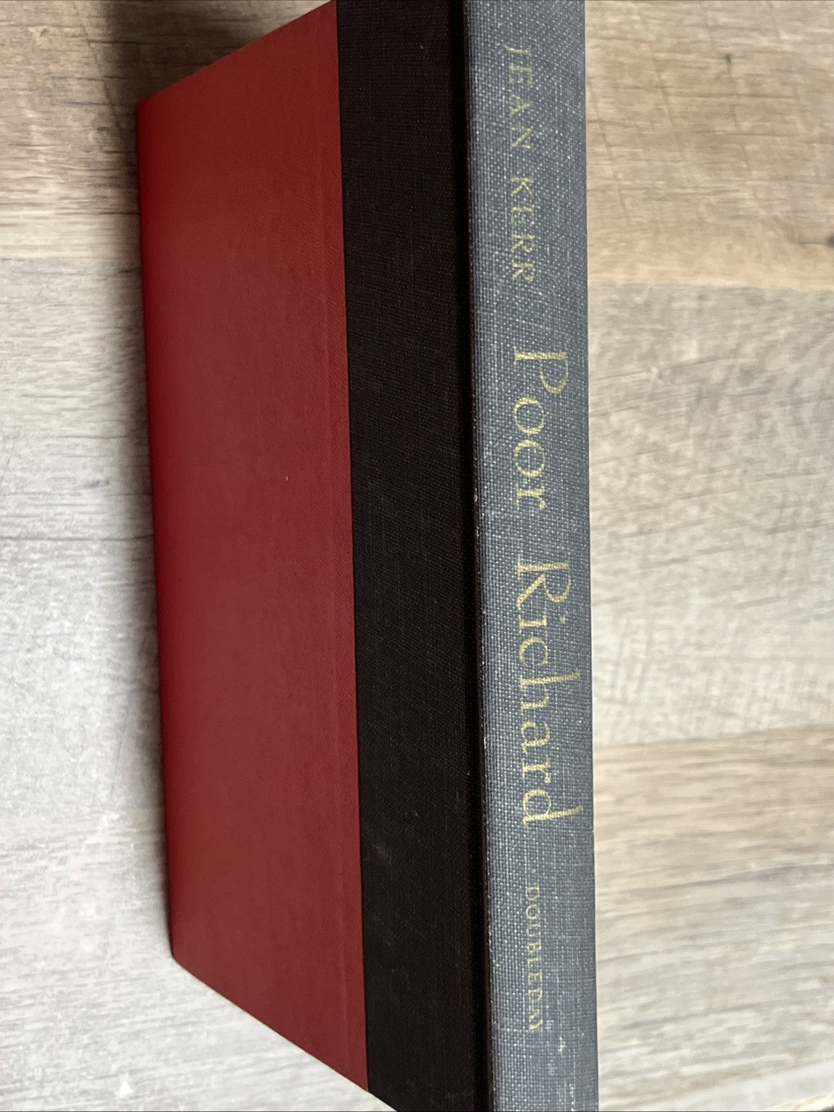Kerr, Jean POOR RICHARD  Book Club Edition Without Dust Jacket 1965