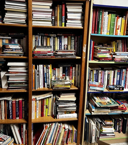 Lot of 10 Pounds(lbs) Books: Genre Fiction/Non-fiction/Cooking Random