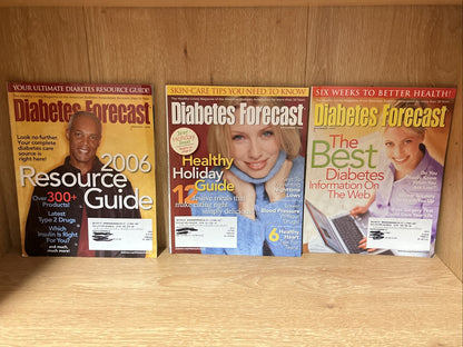 Diabetes Forecast Magazine Sets of 3 / 2005-2006