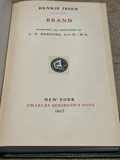 the works of henrik ibsen the Viking Edition Volume 3, 1911 HC