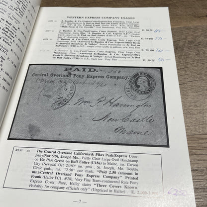 United state postal stationery 717th Sale Charles L. Wunsch Collection,1989