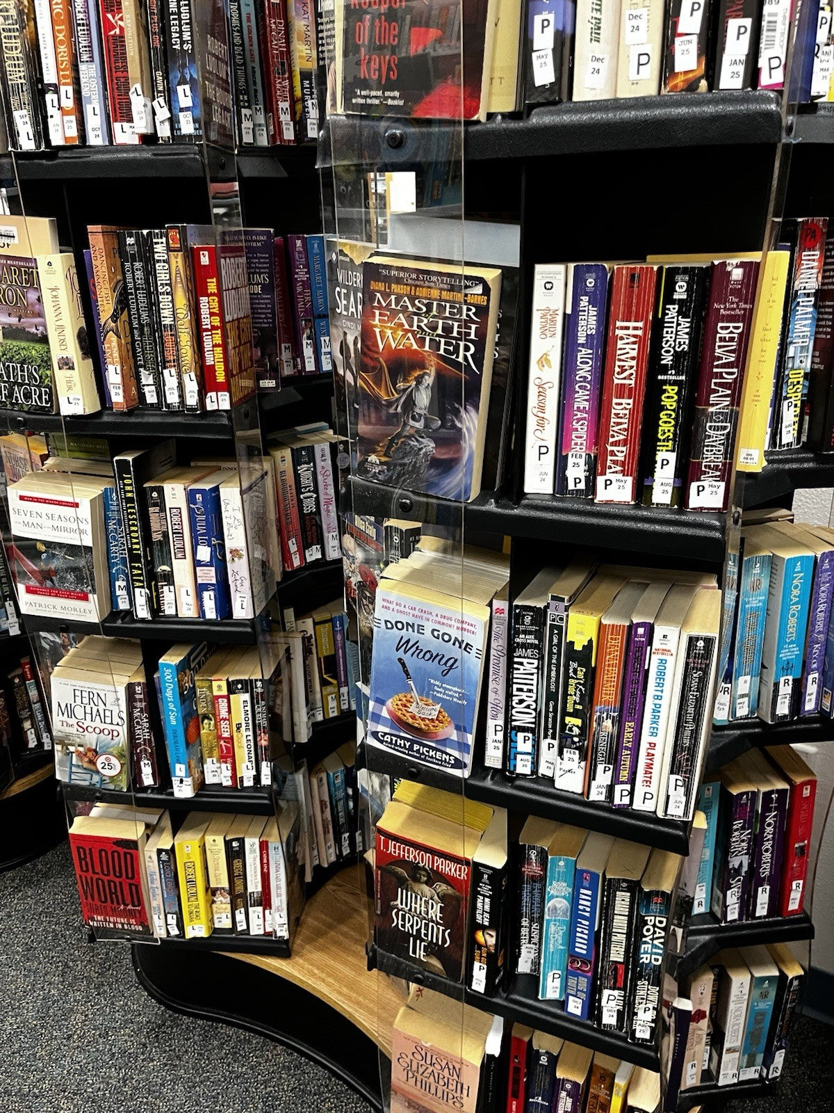 Mix Lot Of 10 Suspense Crime Mystery Thriller Fiction Paperback HC Books Random