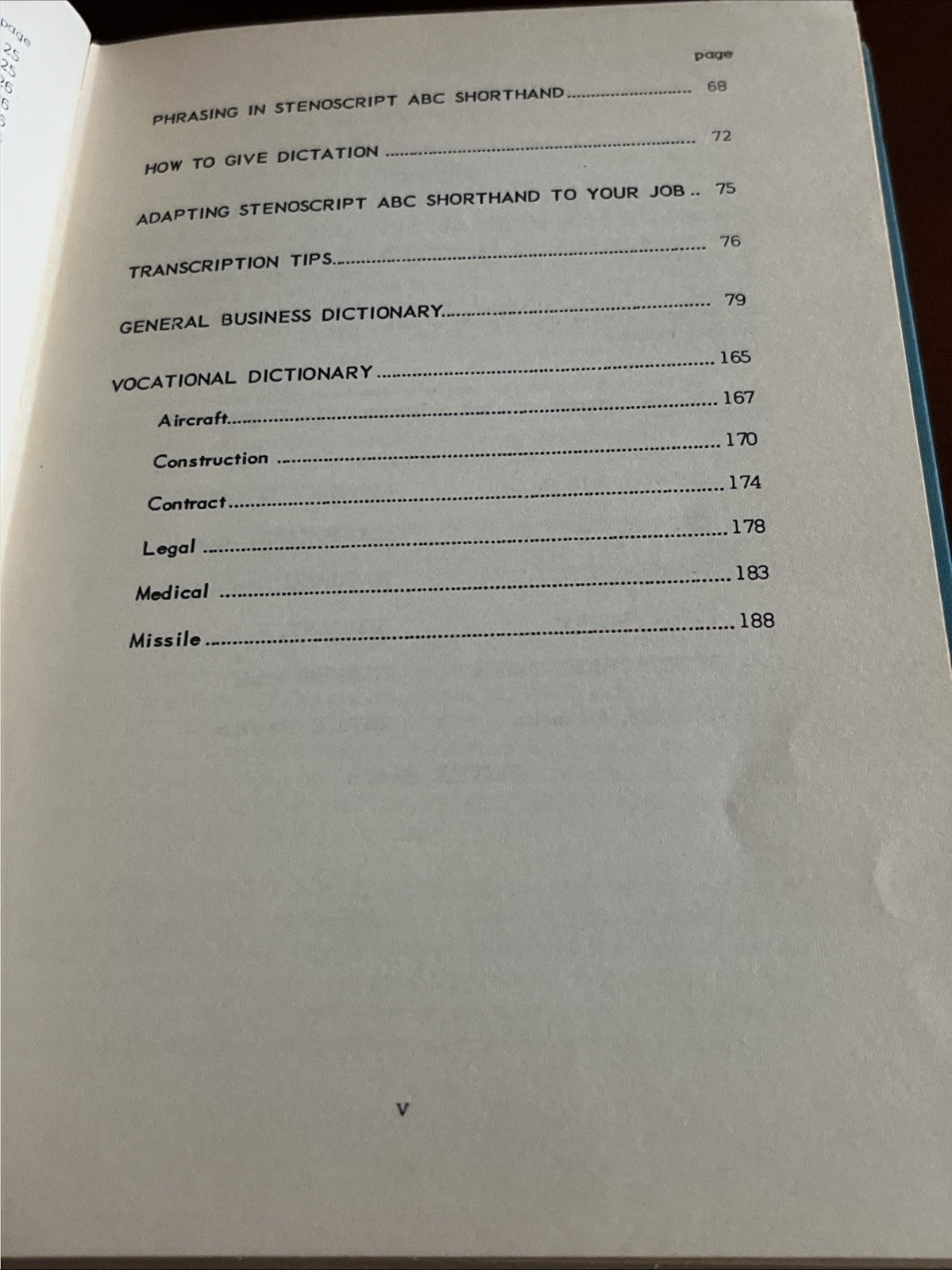 ABC Shorthand Stenoscript VINTAGE 1961 REVISED HARDCOVER EDITION