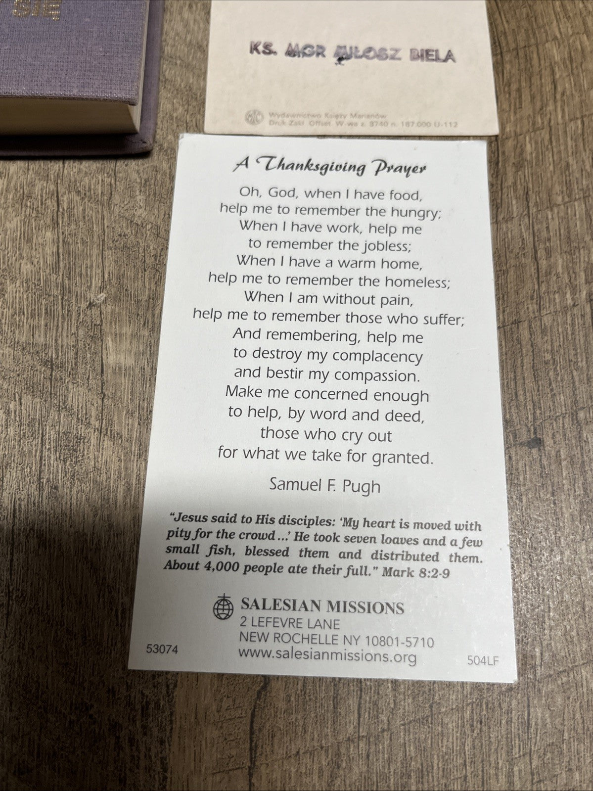 MODLIMY SIĘ  (We Pray) pamiątka pierwszej komunii 1990 (Polish)