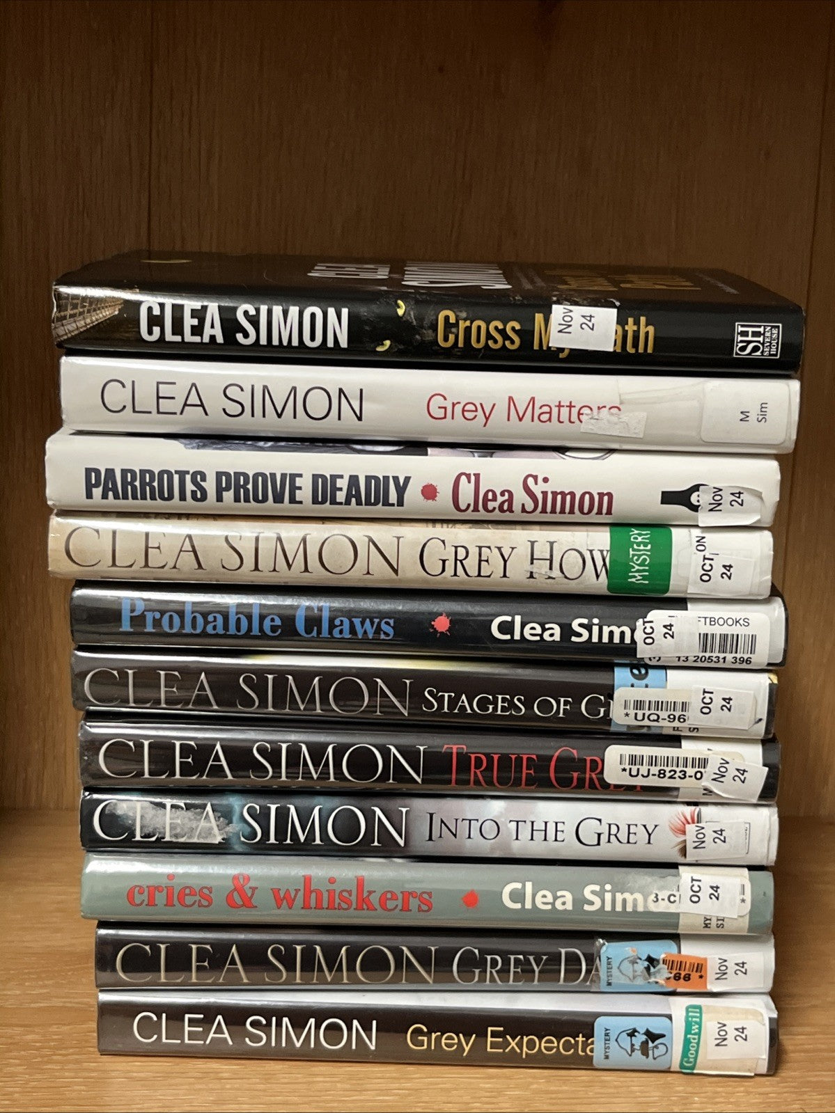 Clea Simon Book Lot 11 Series - Dulcie Schwartz Feline, A Theda Krakow Mystery..