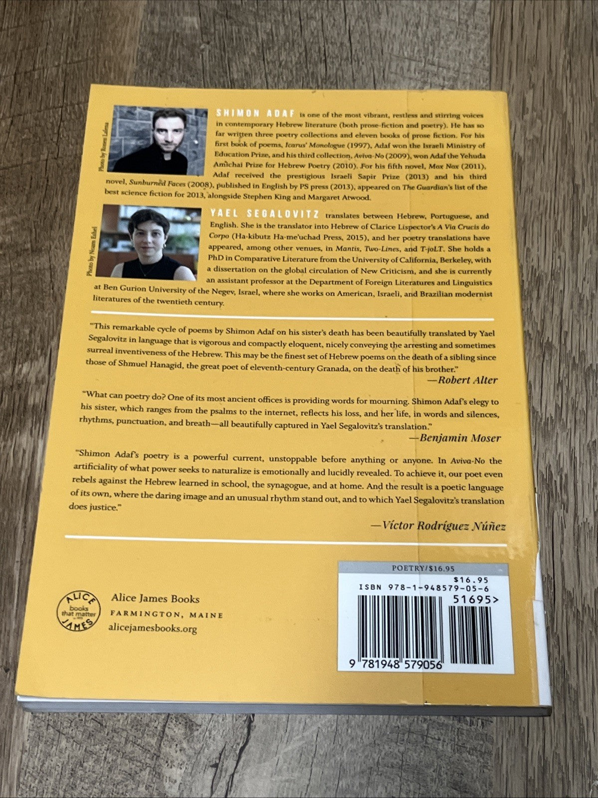 Aviva-No Shimon Adaf ( Translated From Hebrew To English) By Yael Segalovitz