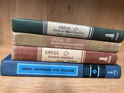 Gregg Shorthand Lot 4 College Diamond Jubilee, Dictionary,Dictation Simplified