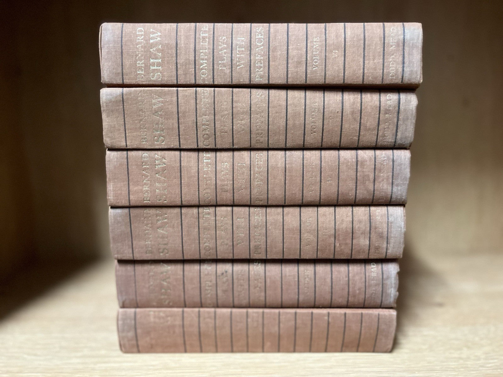 Bernard Shaw Complete Plays with Prefaces, Volume I — 6 Hardcover 1963