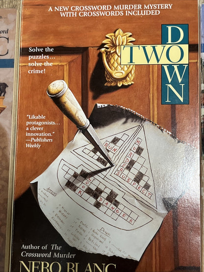 Nero Blanc  Books Lot of 7 Crossword books