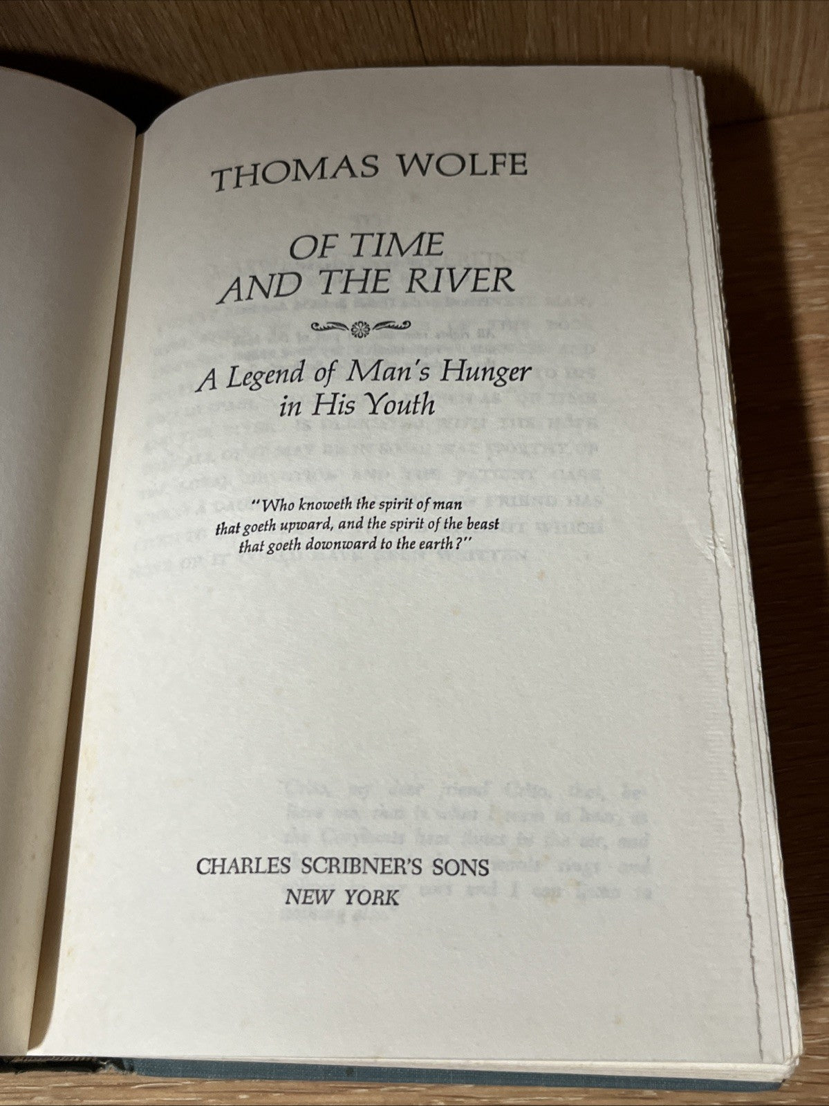 Thomas Wolfe 1st Edition Of Time And The River & Look Homeward Angel 1935 /1957