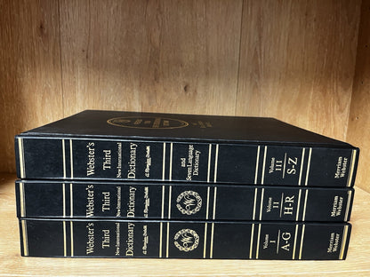 Webster’s Third New International Dictionary And Seven Language Vol.1 - 3 (1993)